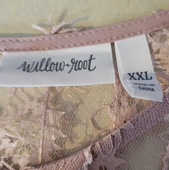 NWOT all Lace Misses top from Willow & Root at Buckle sz XXL - Picture 3 of 10